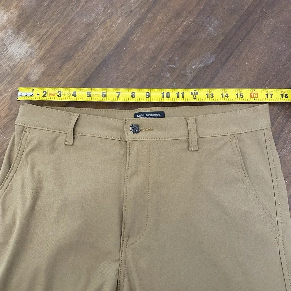 Levis XX Chino Standard Taper Pants Mens 32x30 Khaki Tan